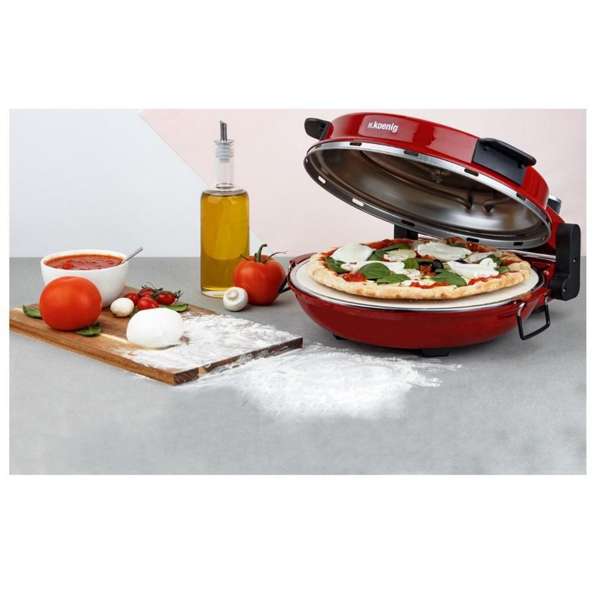 H.Koenig Four à pizza 1200w - NAPL350