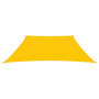Voir la diapositive 2 : VIDAXL Voile de parasol Tissu Oxford trapeze 2/4x3 m Jaune