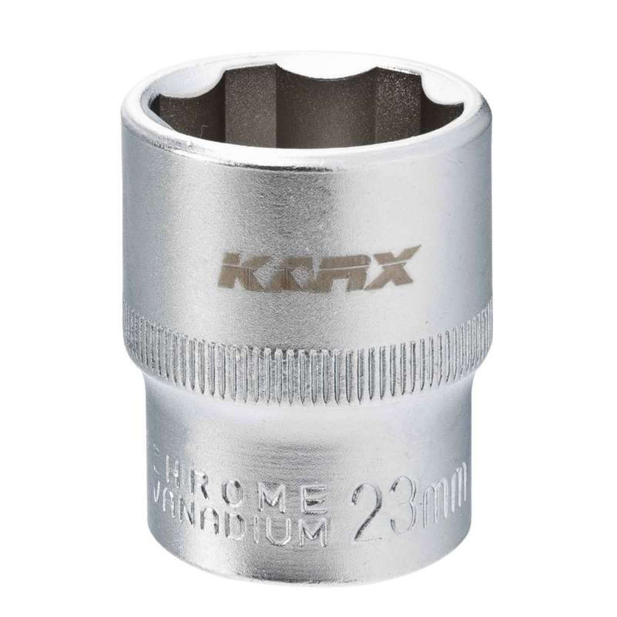 Karx Douille 6 pans avec carré 1/2  23 mm