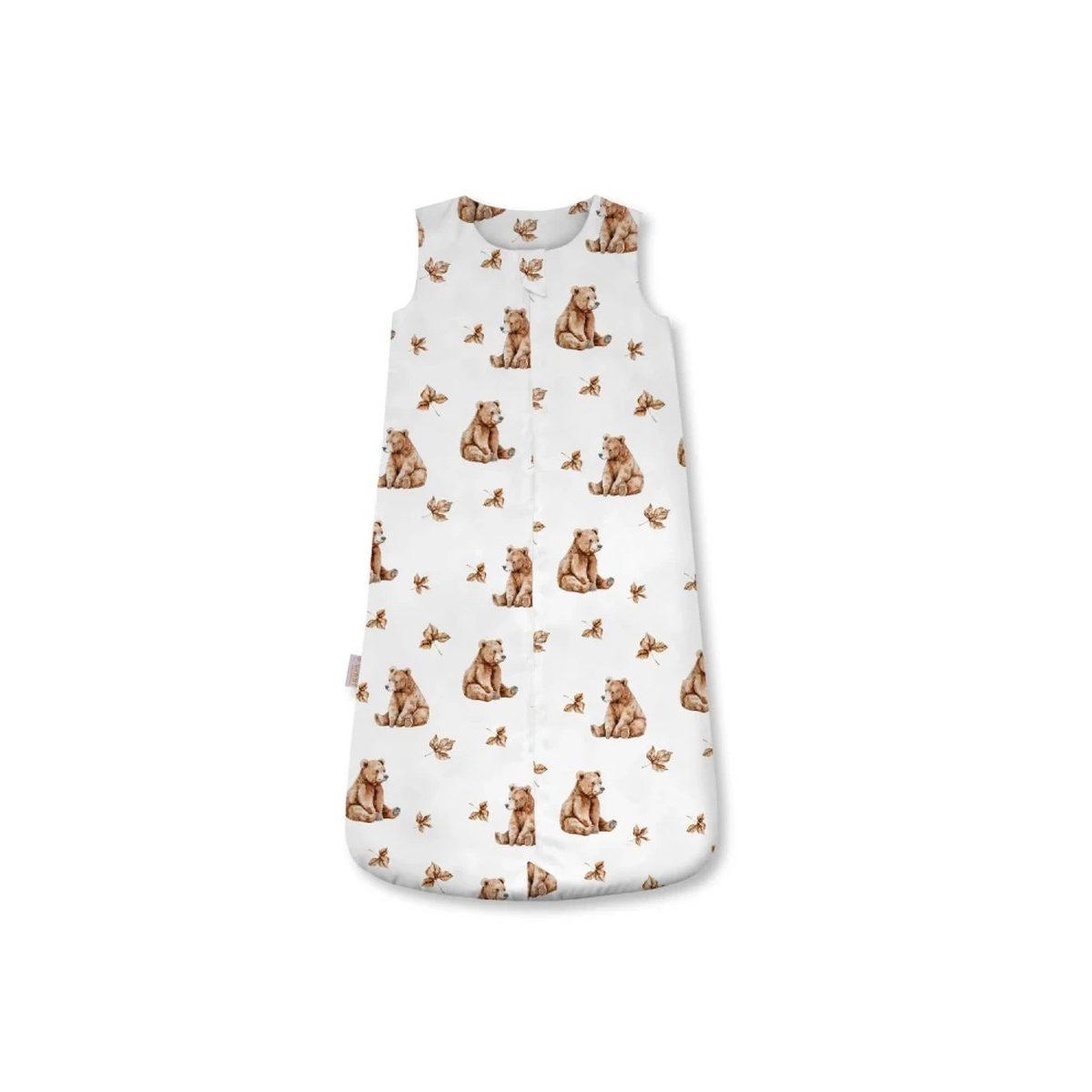 WALDIN Gigoteuse en bambou 50 × 90 cm 2,5 TOG - taille M - motif oursons, blanc