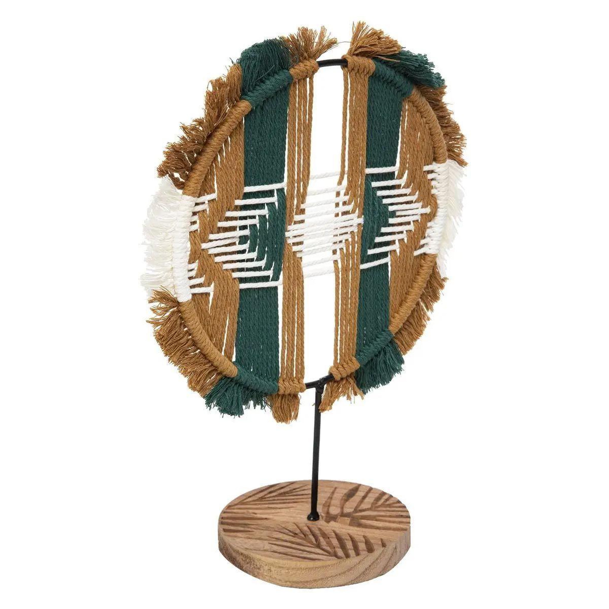 ATMOSPHERA Objet déco macramé  alicante  30cm multicolore