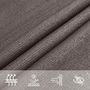 Voir la diapositive 5 : VIDAXL Parasol en PEHD rectangulaire 4 x 6 m Anthracite