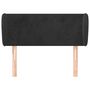 Voir la diapositive 3 : VIDAXL Tete de lit avec oreilles Noir 93x23x78/88 cm Velours