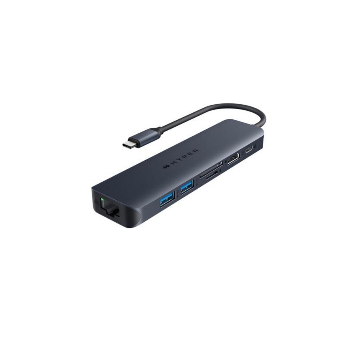 HYPER Adaptateur et convertisseur Hyper HUB USBC 7 EN 1 ECOSMART GENERATION 2 100 W PD