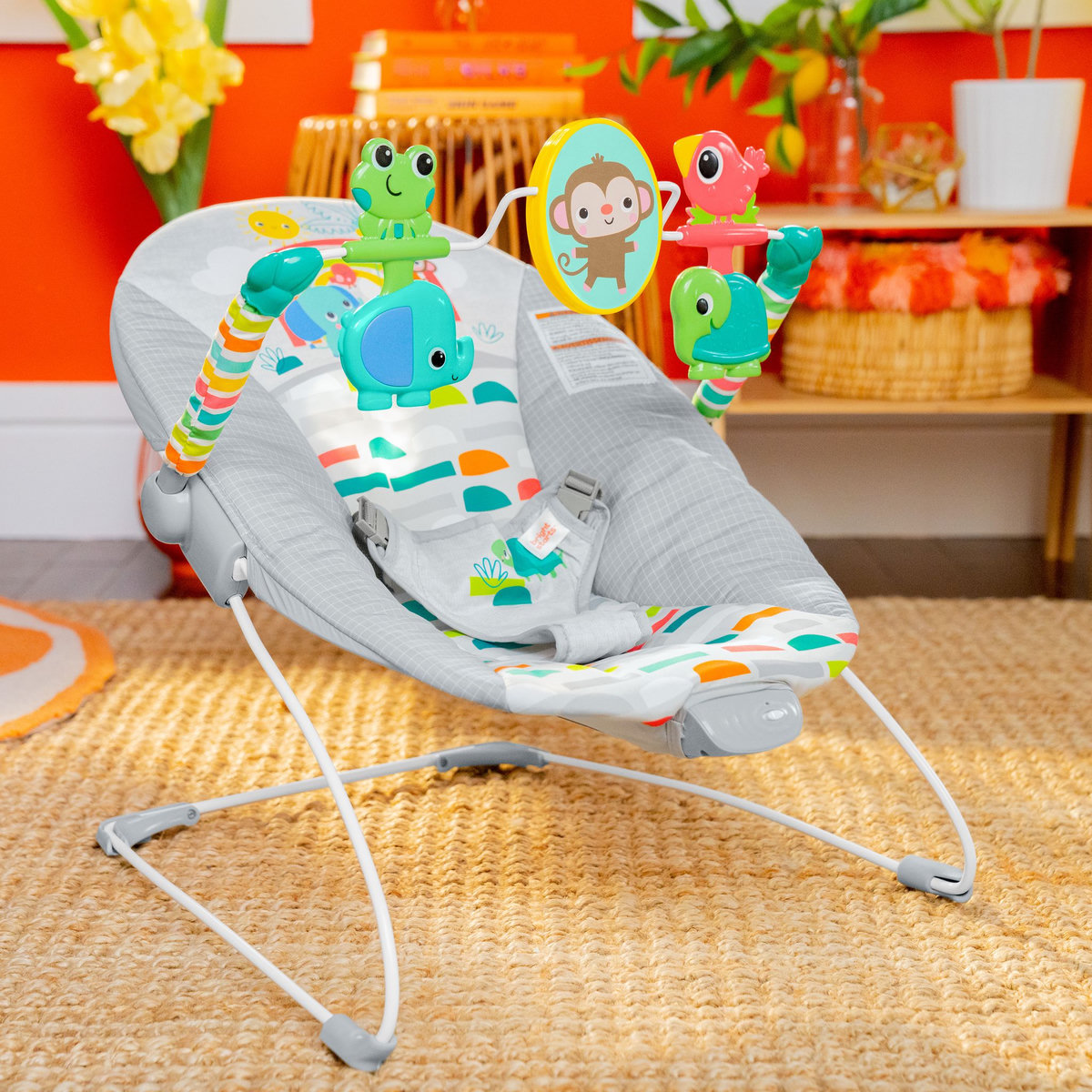 AUCHAN BABY Transat gris Paradise bébé 