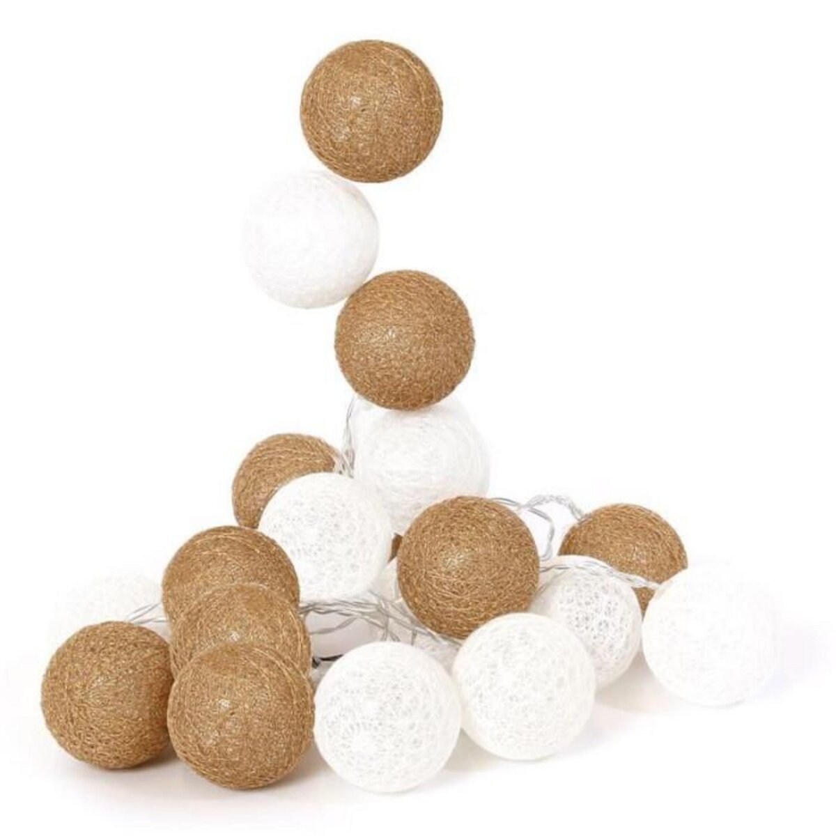 Paris Prix Guirlande Lumineuse à Led  20 Boules  315cm Or