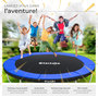 Voir la diapositive 4 : tectake Trampoline Ø 366 cm certifié GS noir/bleu