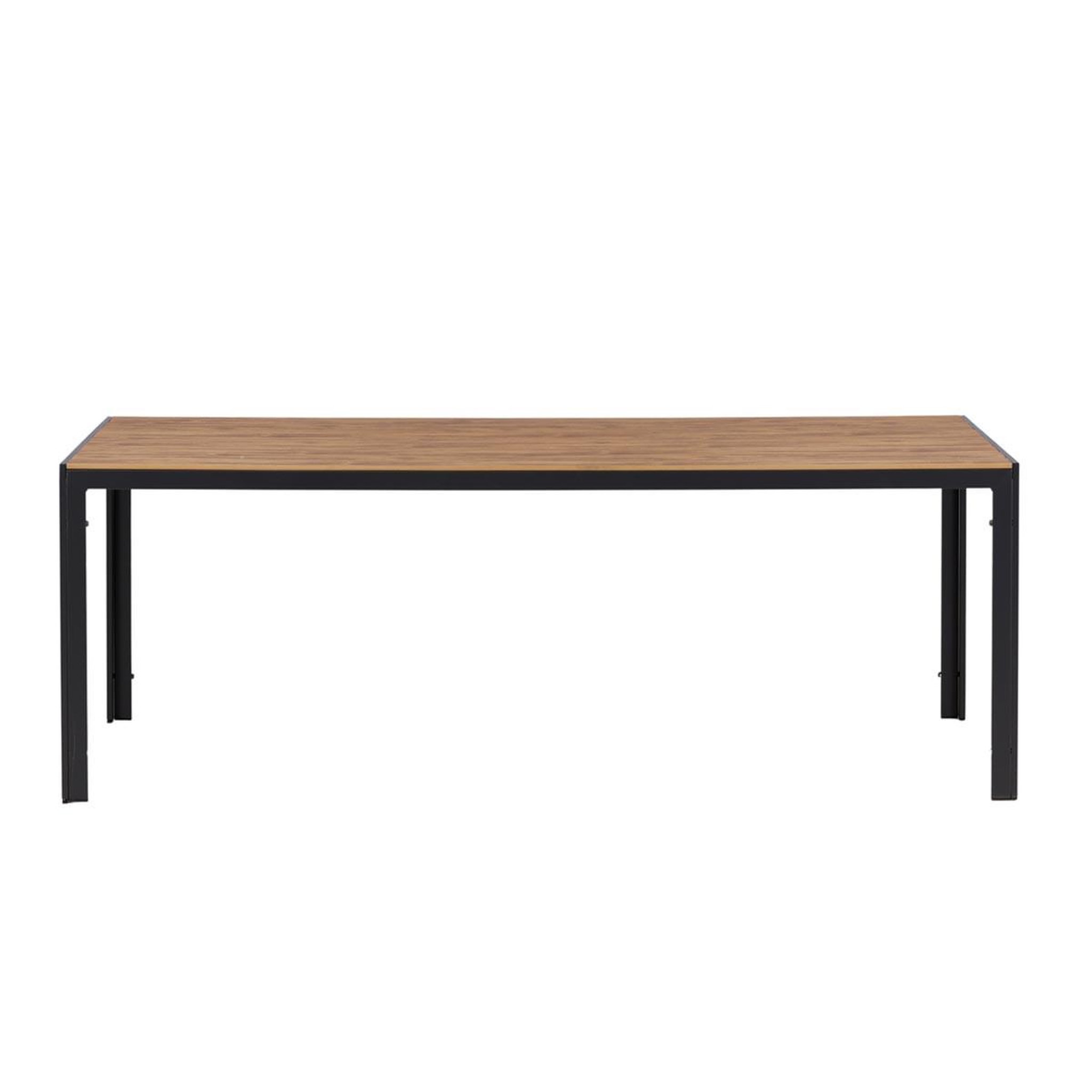 Voir la diapositive 2 : Paris Prix Table de jardin  break  200cm noir & naturel