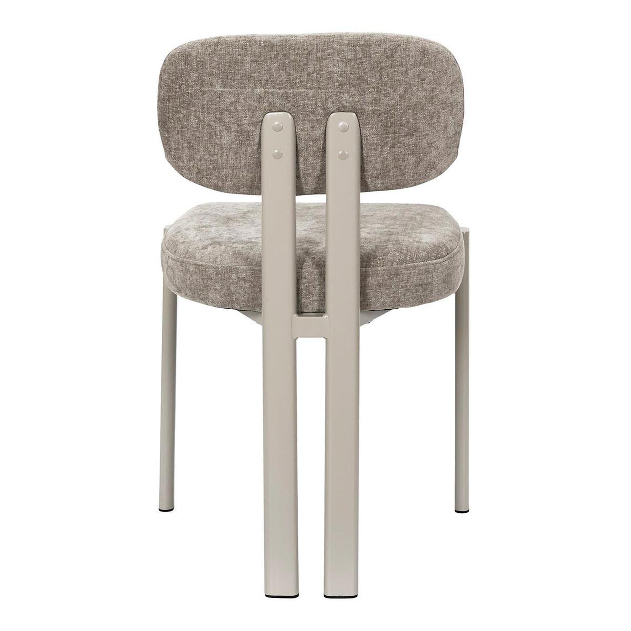 Voir la diapositive 4 : The Home Deco Factory Lot de 2 chaises design  emilia  80cm taupe