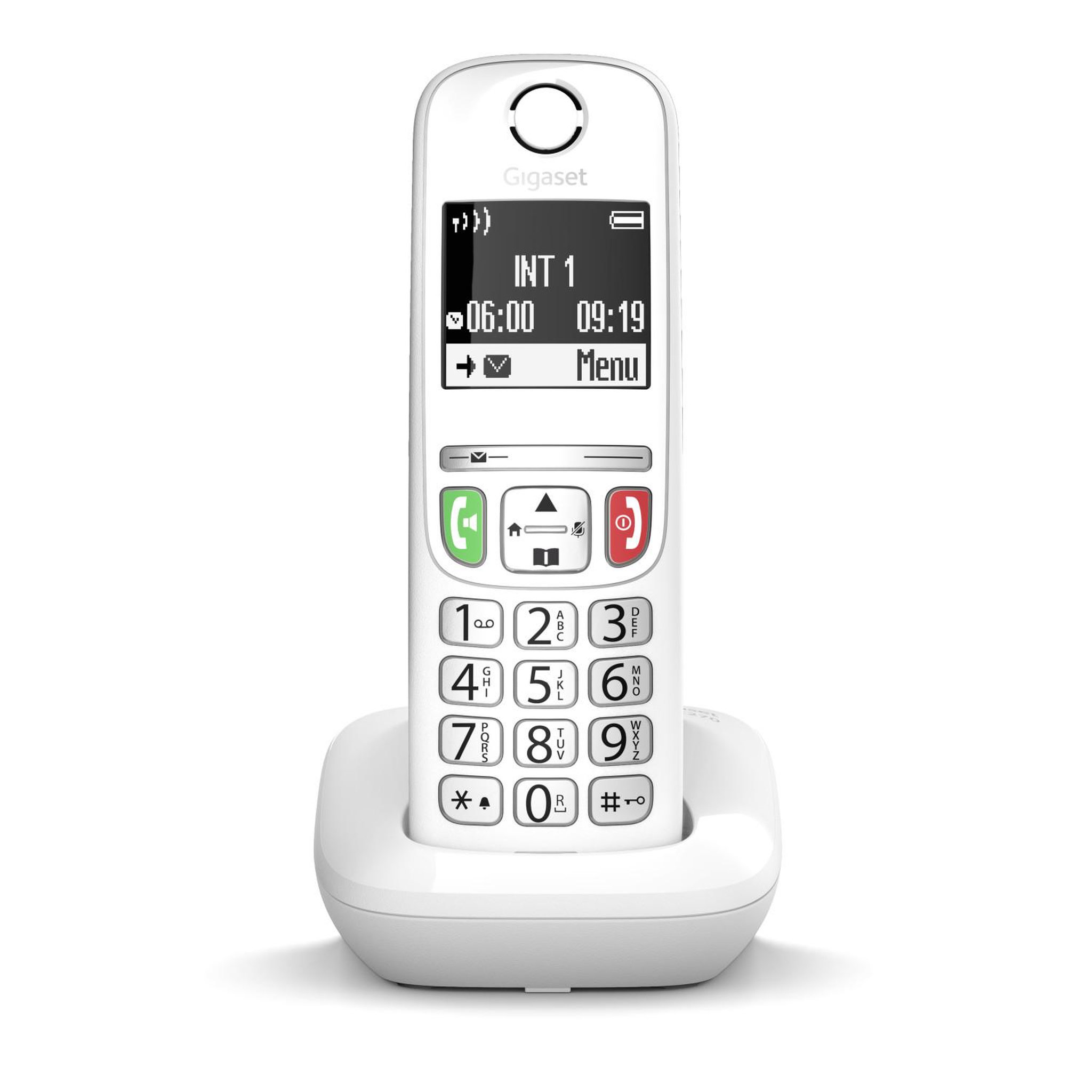 GIGASET Téléphone gigaset gige270wht dect avec identification de l'appelant blanc