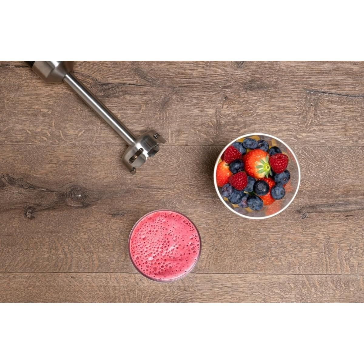 Alpina Mixeur plongeant Inox 1000W 2 Vitesses + Turbo Verre gradué 700 ml ALPINA