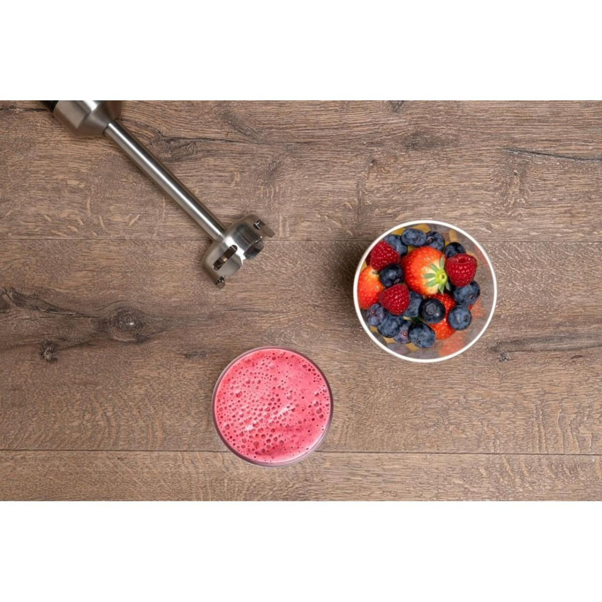 Alpina Mixeur plongeant Inox 1000W 2 Vitesses + Turbo Verre gradué 700 ml ALPINA