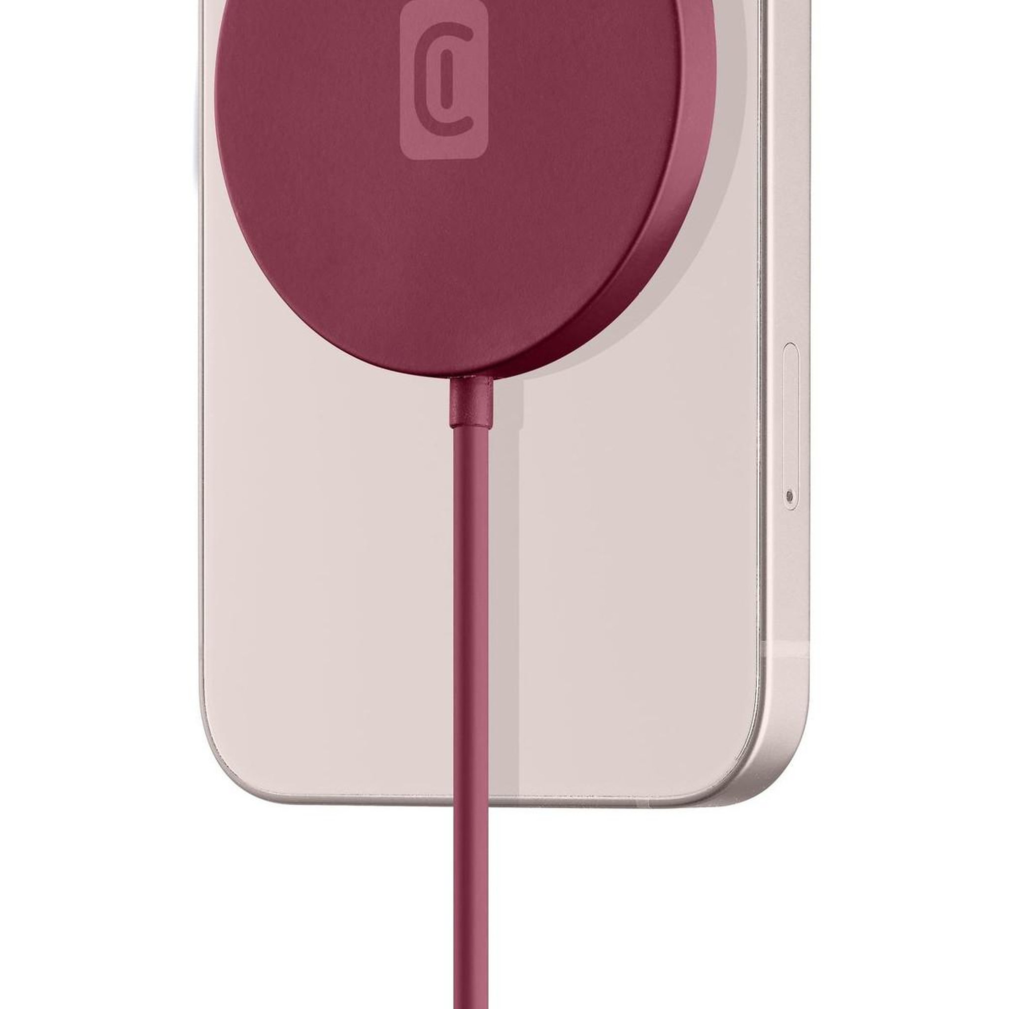 Voir la diapositive 2 : CELLULAR LINE Cellularline mag - wireless charger red base de charge sans fil magnétique pour système magsafe