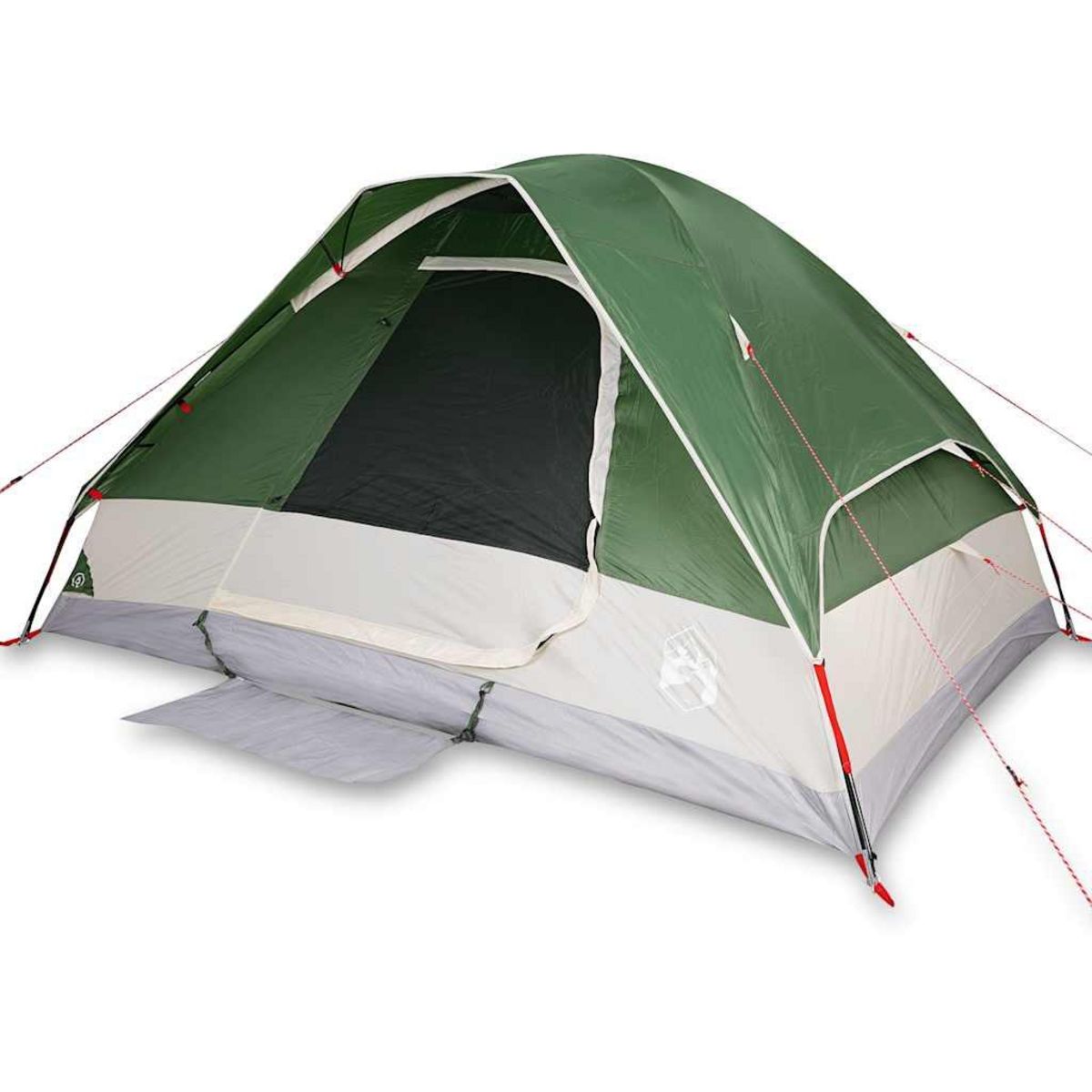 VIDAXL Tente de camping a dome 4 personnes vert impermeable