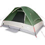Voir la diapositive 2 : VIDAXL Tente de camping a dome 4 personnes vert impermeable