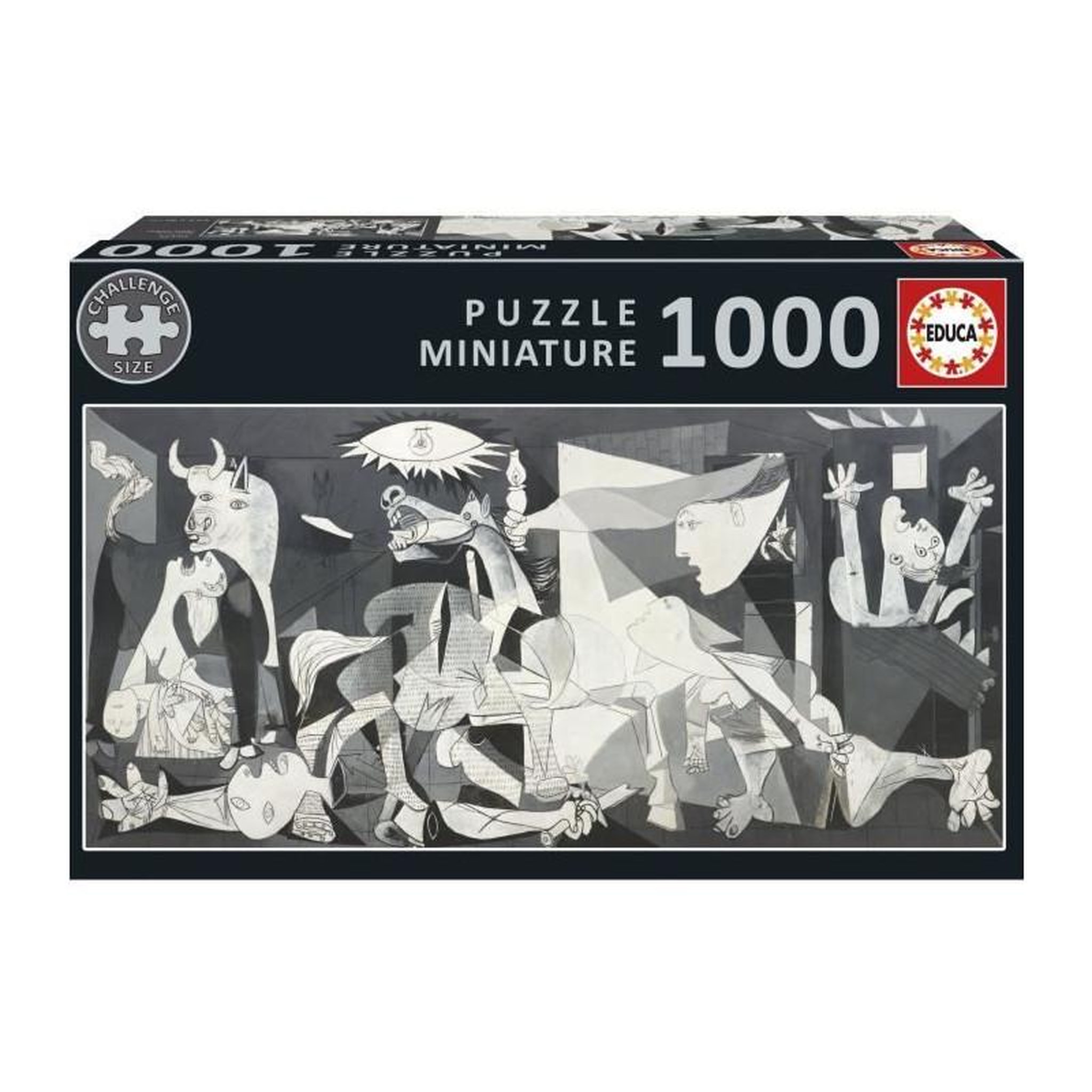 EDUCA Puzzle 1000 pièces Guernica Pablo Picasso miniature – Educa