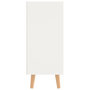 Voir la diapositive 4 : VIDAXL Buffet blanc et chene sonoma 90x30x72 cm bois d'ingenierie