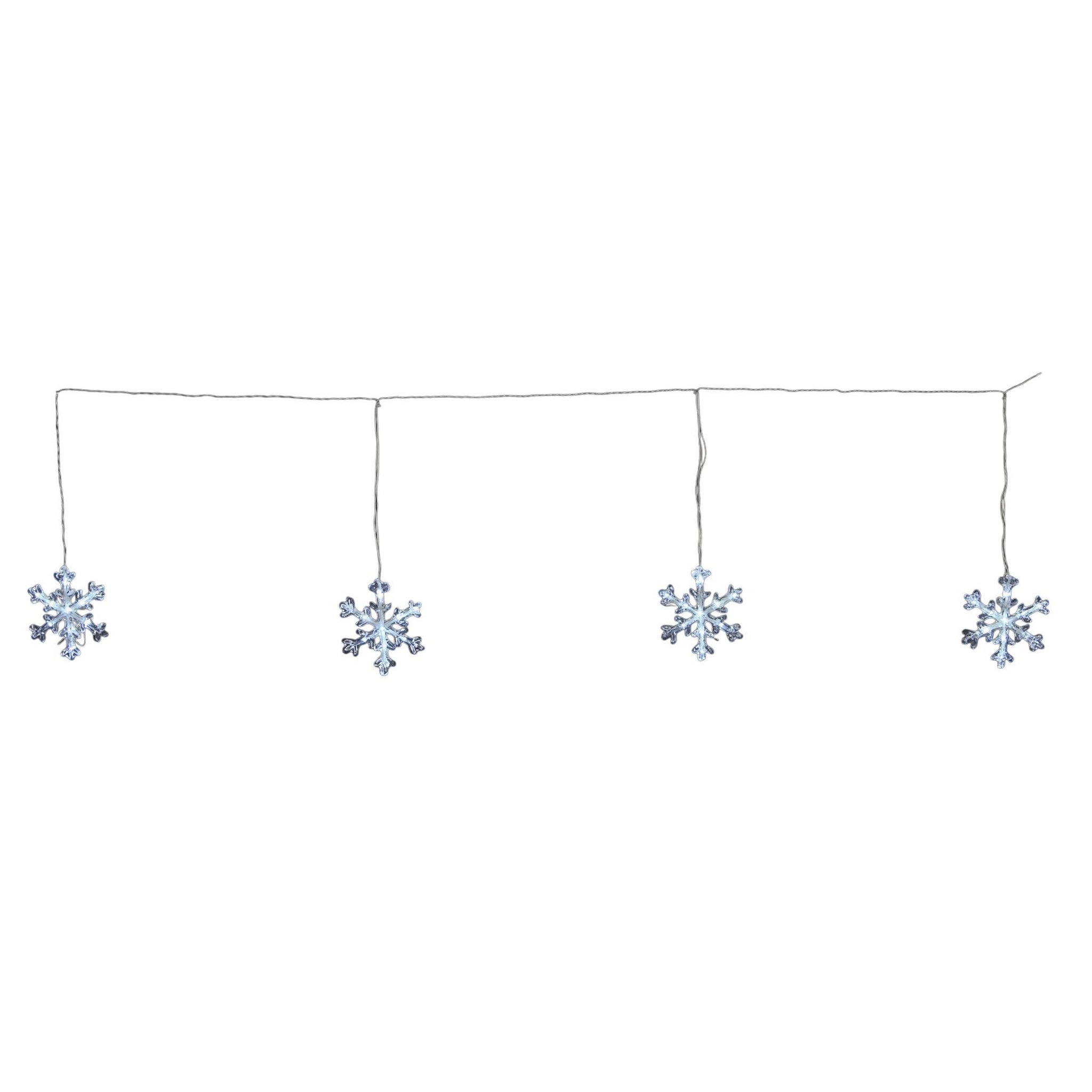 Eden Guirlande électrique bannière de flocons 50led