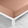Voir la diapositive 2 : Paris Prix Drap Housse  Lina  140x190cm Rose Blush