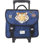 Voir la diapositive 1 : SCOOTER Cartable à roulettes 38 cm CP/CE1/CE2 bleu imprimé TIGRE