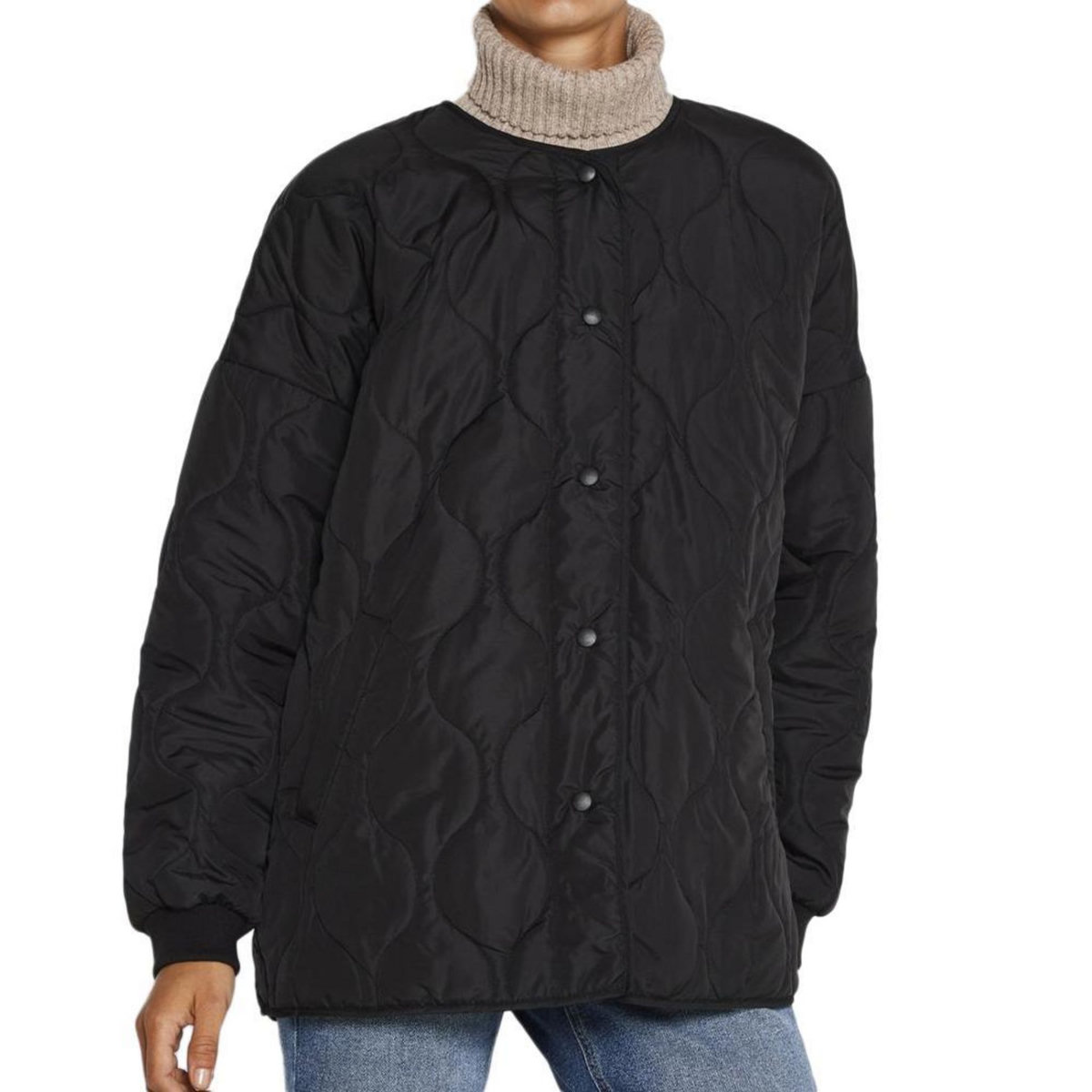 NOISY MAY Doudoune Noir Femme Noisy May Feline Quilted