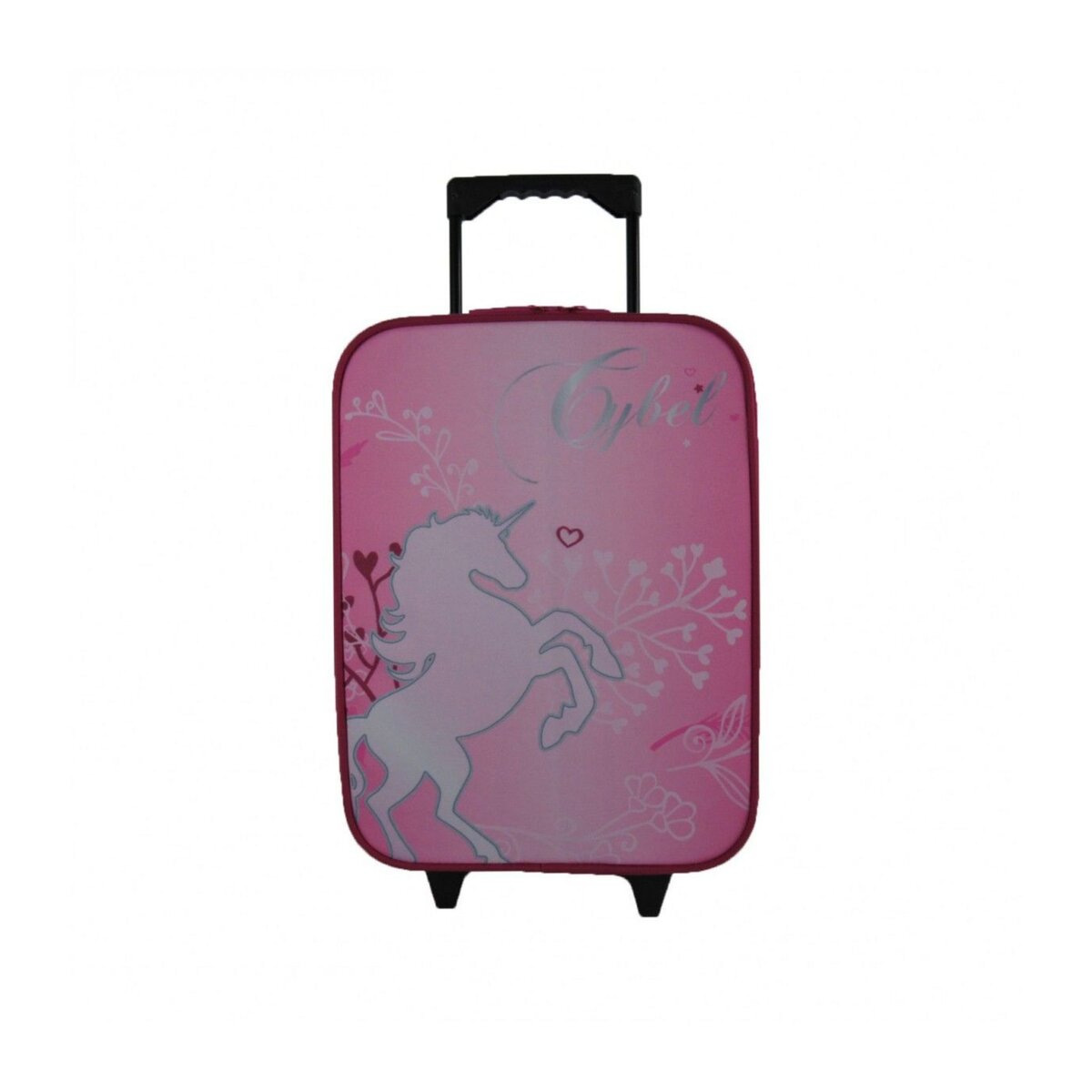 Bagtrotter Valise souple Cybel Rose Licorne pas cher Auchan.fr