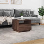 Voir la diapositive 4 : VIDAXL Table basse avec lumieres LED chene marron 50x49x40 cm