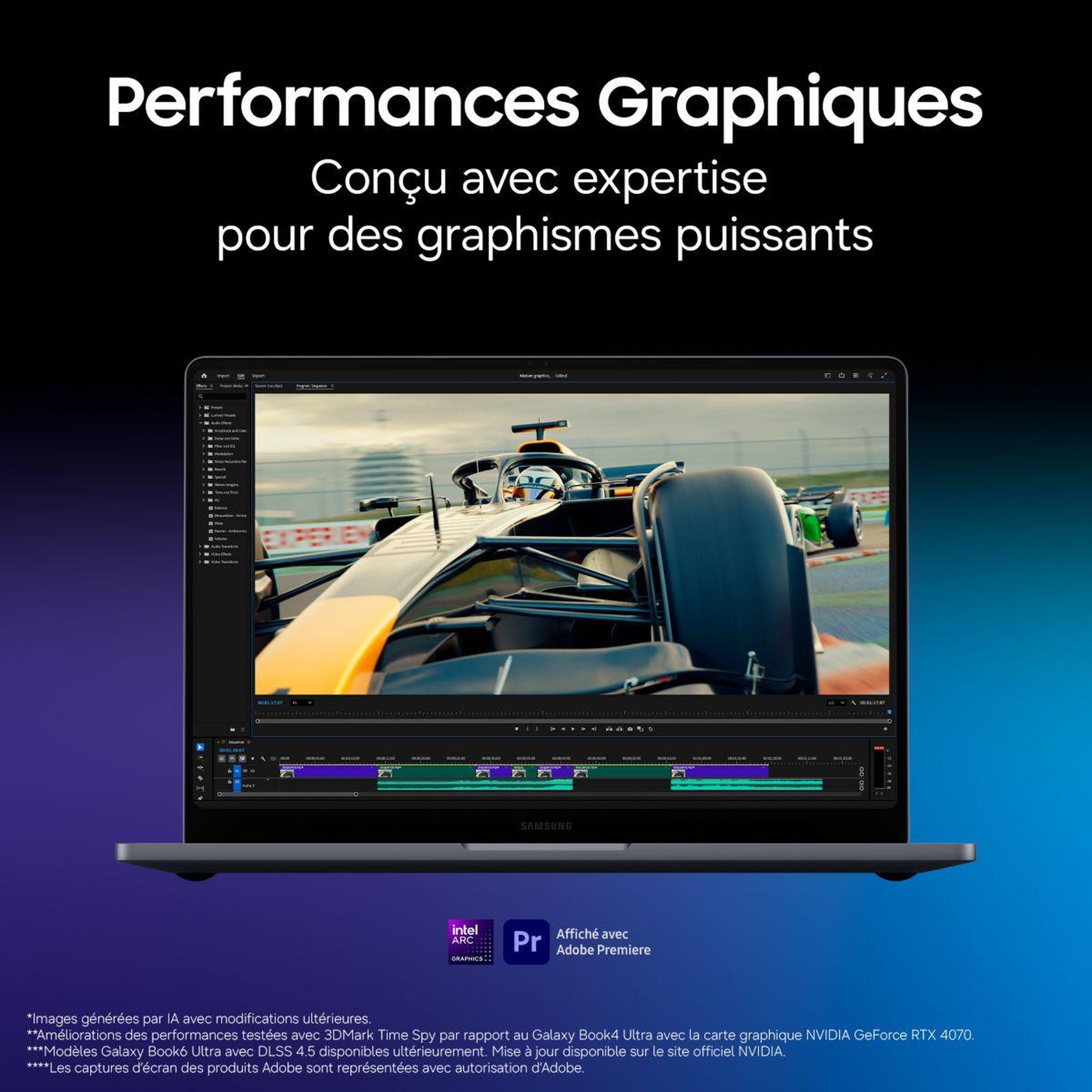 Voir la diapositive 5 : Samsung Ordinateur portable gb6 ultra 16  tactile amoled intel core ultra x7 358h 32 go ram lpddr5x ssd 1 to copilot+pc