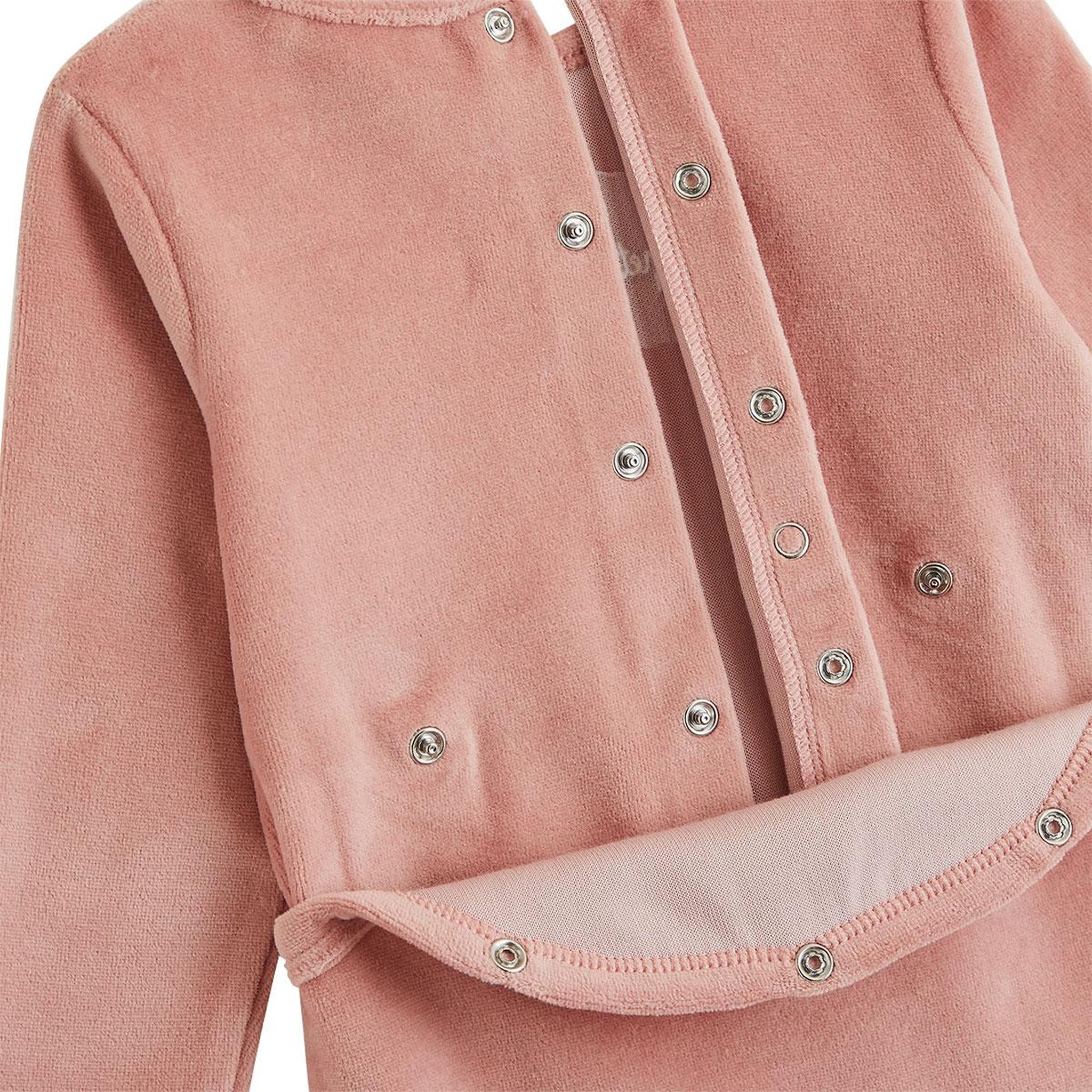 Voir la diapositive 3 : PETIT BEGUIN Lot de 2 pyjamas bébé en velours