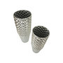 Voir la diapositive 2 : Paris Prix Lot de 2 Cache-Pots en Métal  Silvy  92cm Argent