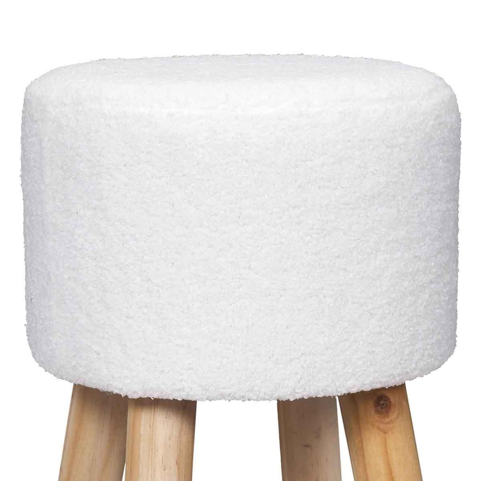 Voir la diapositive 4 : The Home Deco Factory Lot de 2 tabourets de bar  freya  68cm blanc