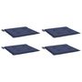 Voir la diapositive 3 : VIDAXL Coussins de palette lot de 4 bleu marine 40x40x3cm tissu oxford