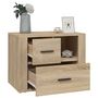 Voir la diapositive 5 : VIDAXL Table de chevet Chene sonoma 60x36x45 cm Bois d'ingenierie