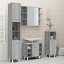 Voir la diapositive 3 : VIDAXL Armoire de bain Sonoma gris 30x30x179 cm Bois d'ingenierie