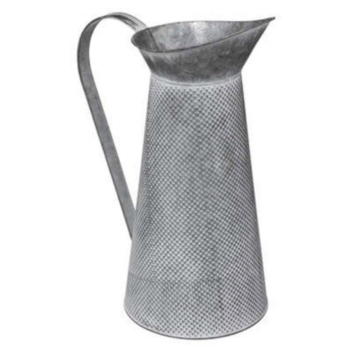 ATMOSPHERA Vase Carafe Déco  Zinc  38cm Gris