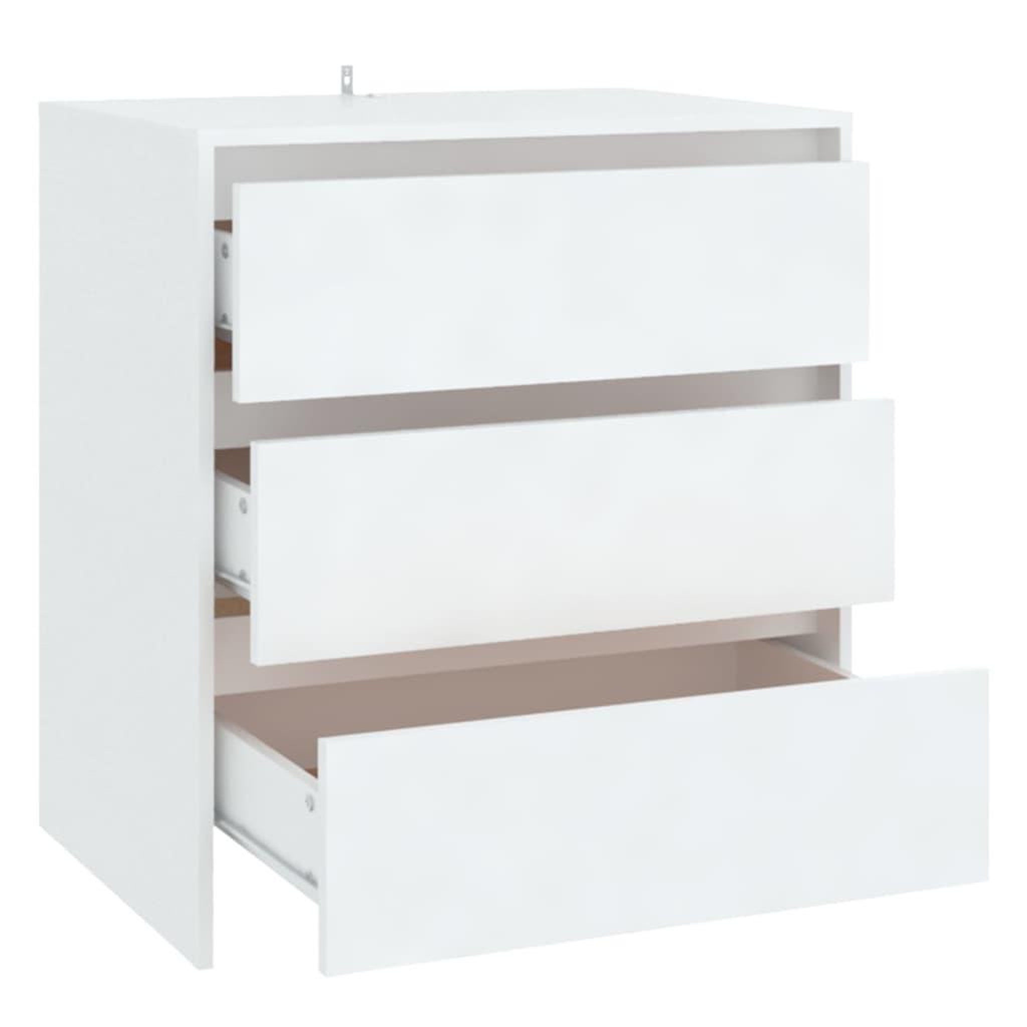 Voir la diapositive 5 : VIDAXL Buffet Blanc 70x41x75 cm Bois d'ingenierie