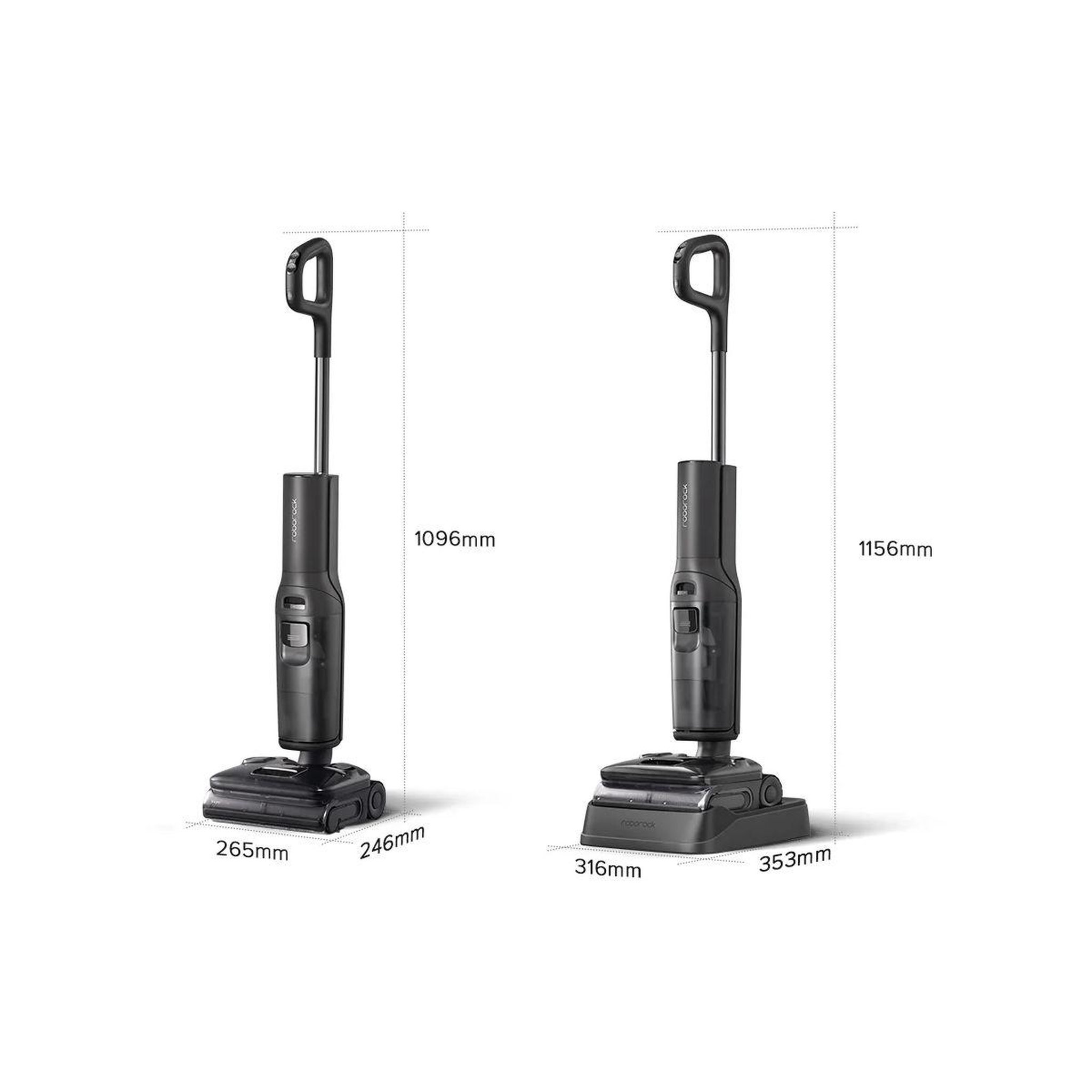 Voir la diapositive 4 : ROBOROCK Nettoyeur de sol F25 Ultra avec fonction vapeur et lavage à l'eau chaude