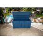 Voir la diapositive 3 : Ensemble atelier de jardinage en bois bleu CUB 