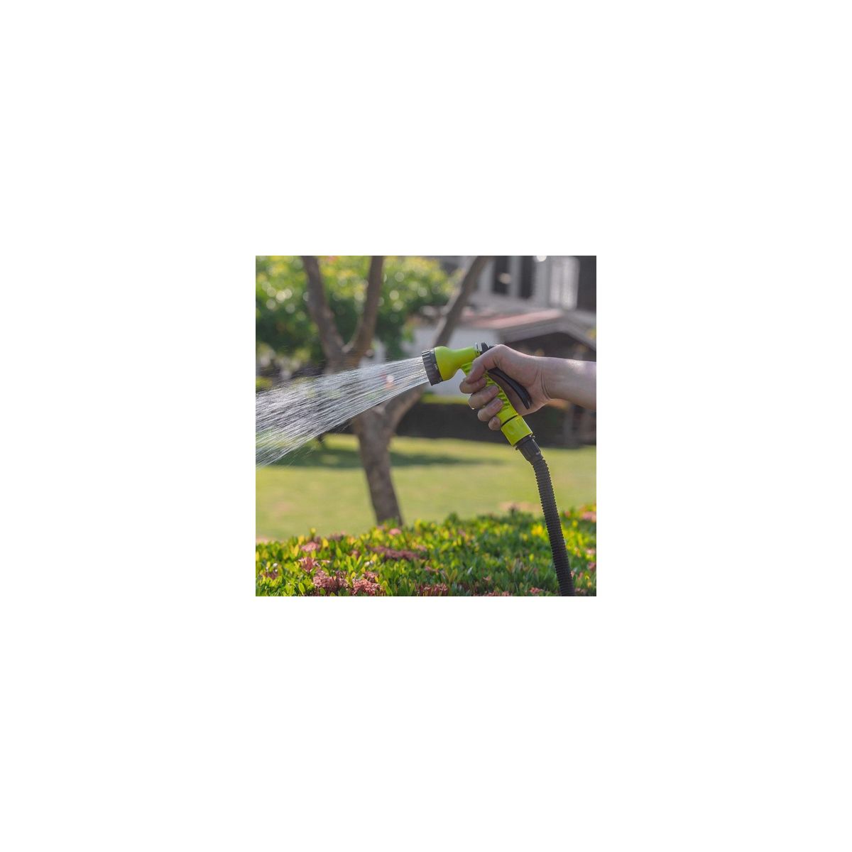 SUAN Tuyau d'arrosage extensible - Suan - Kit complet avec accessoires - Longueur : 7,5 à 22,5 mètres