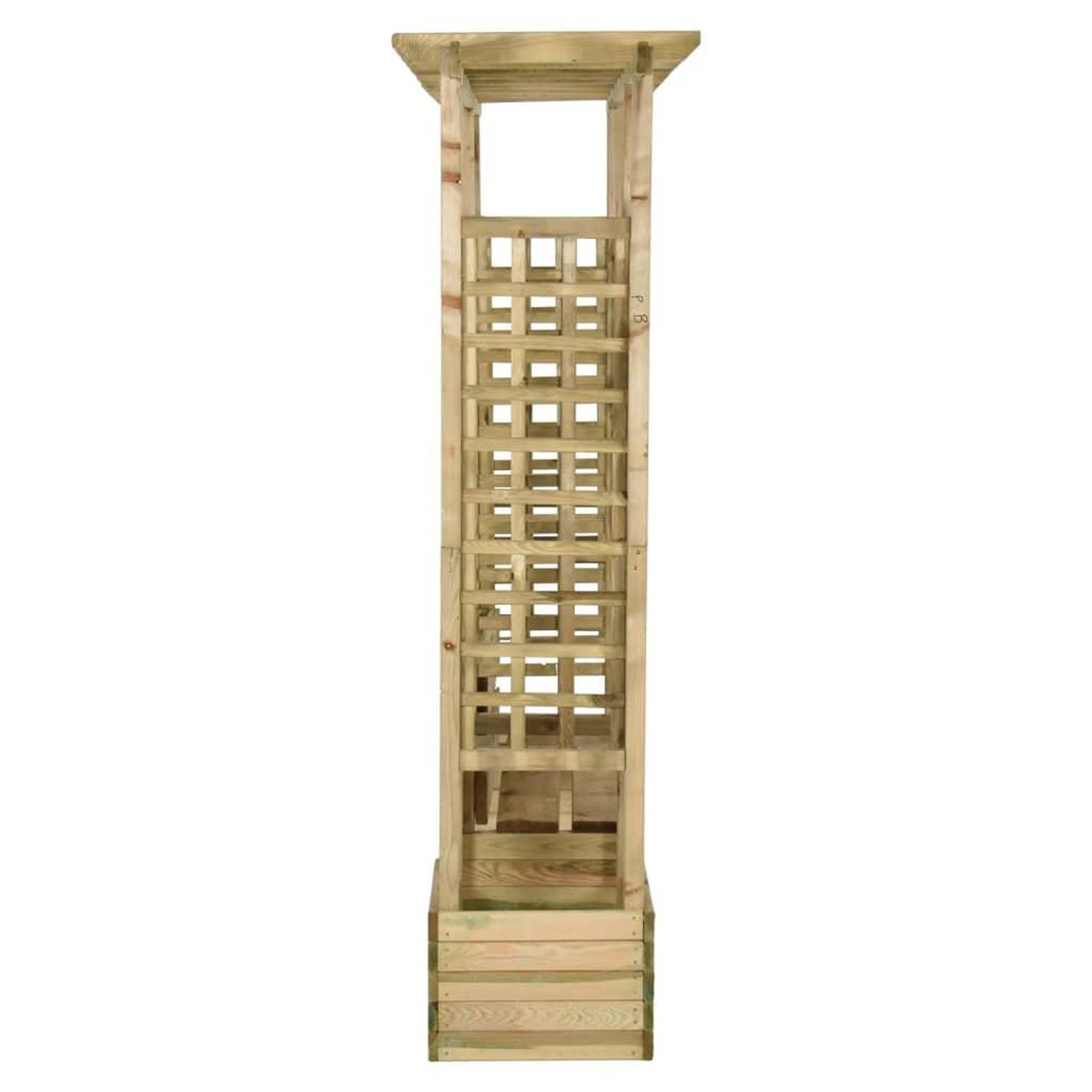 Voir la diapositive 4 : VIDAXL Pergola de jardin avec banc et jardinieres Bois de pin impregne