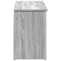 Voir la diapositive 5 : VIDAXL Banc à chaussures sonoma gris 102x30,5x45 cm bois d ingénierie