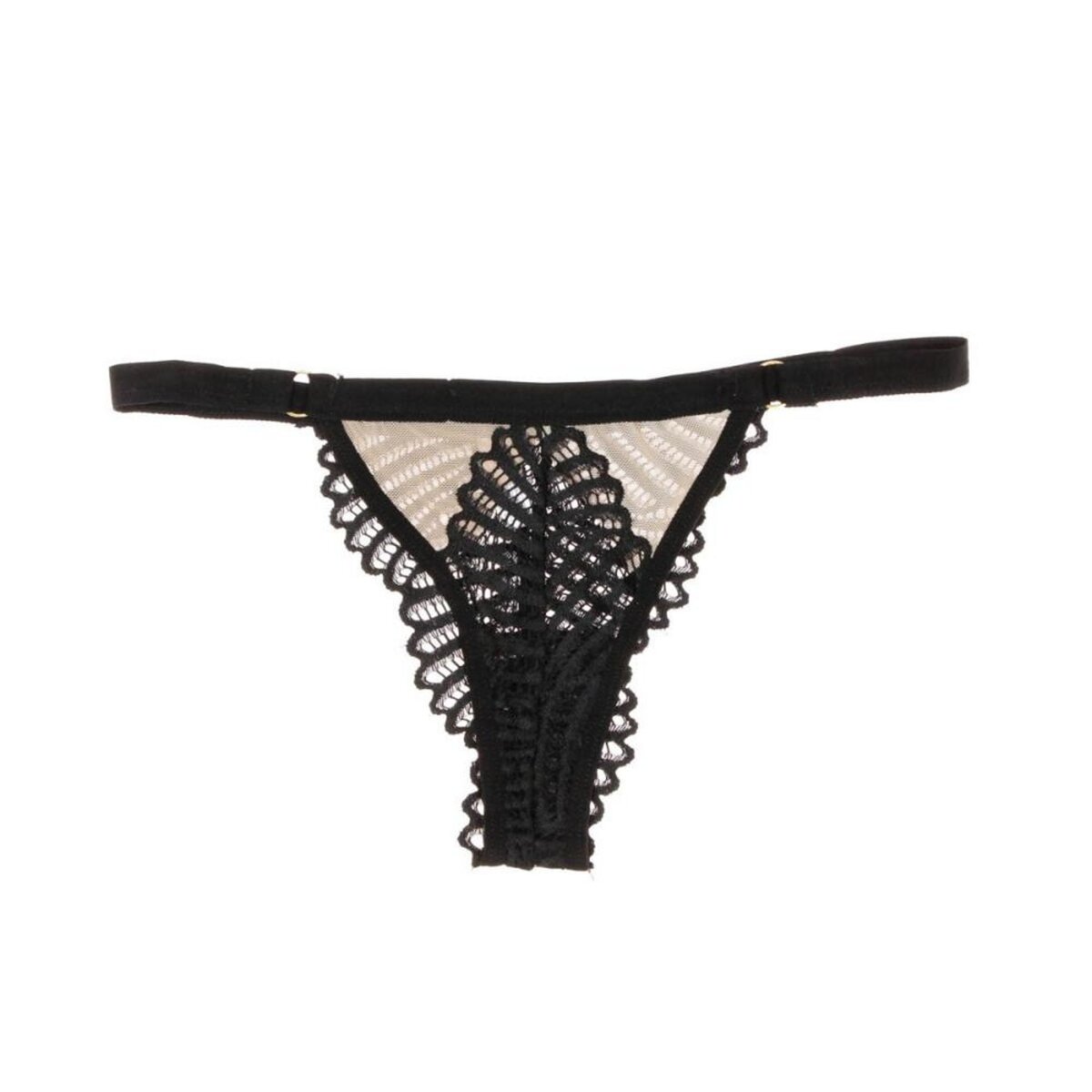 Culotte noire dentelle lingerie en ligne collection Mia