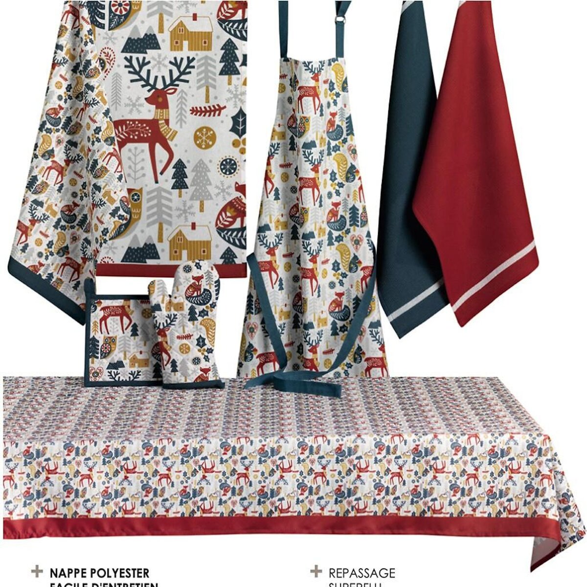 Les Ateliers du Linge Gant et manique imprimés