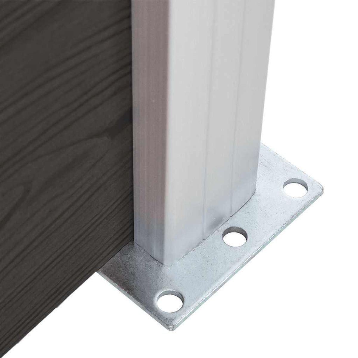 VIDAXL Panneau de cloture WPC 175x146 cm Noir