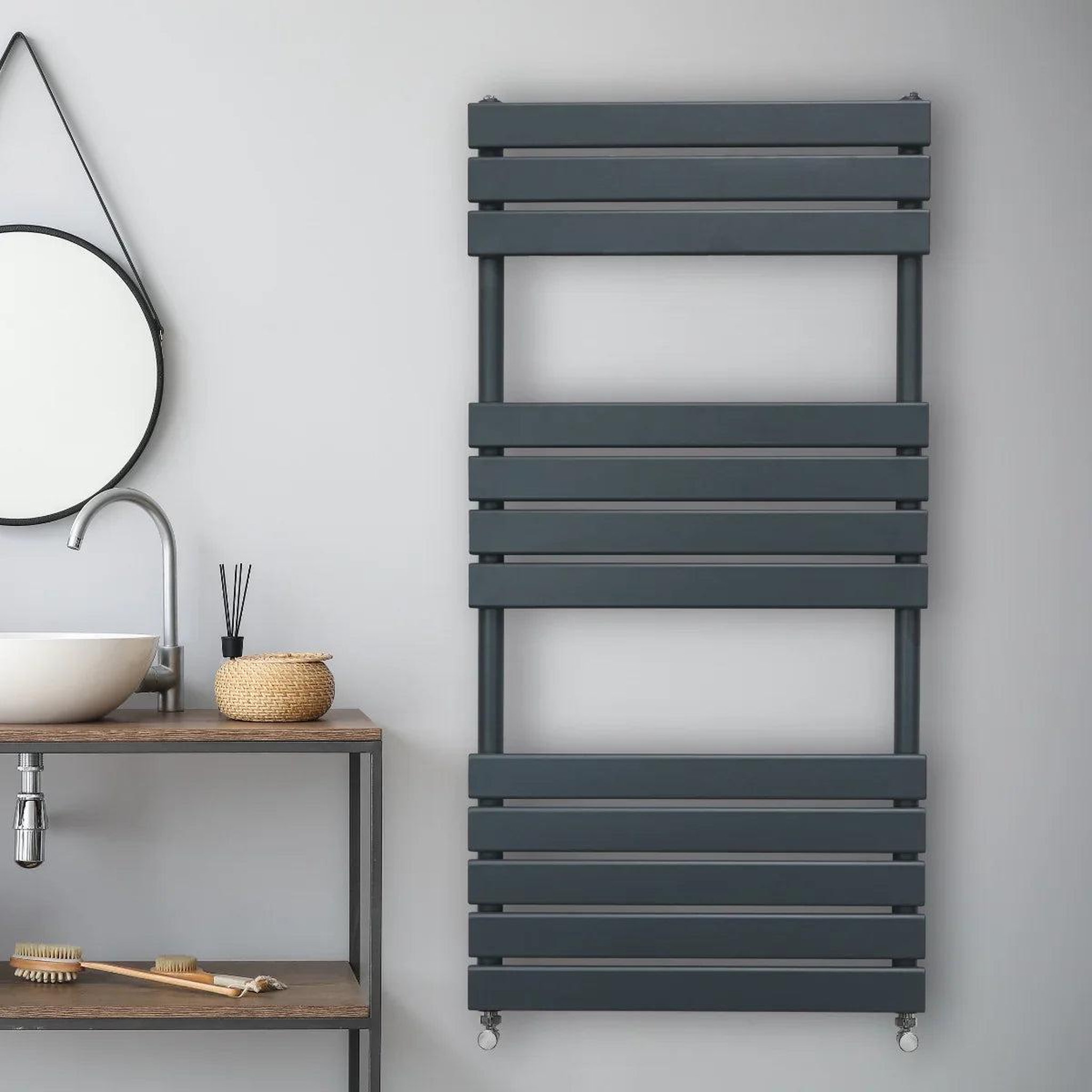Voir la diapositive 4 : MONSTERSHOP Radiateur plat sèche-serviettes – 1200 x 600 mm