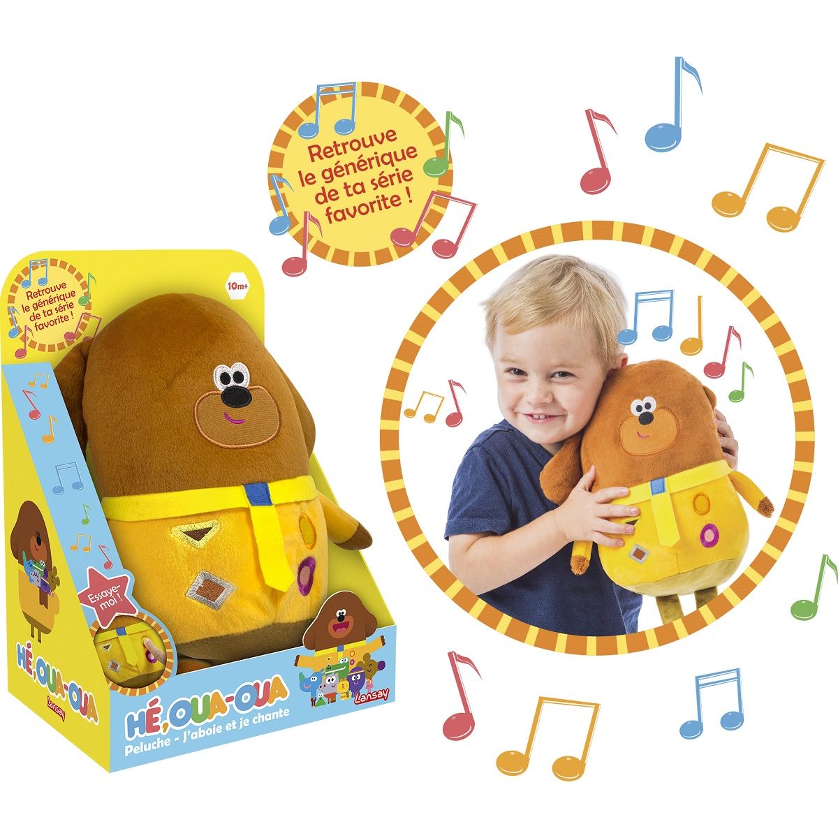 LANSAY Peluche - HE OUA-OUA - Peluche électronique 