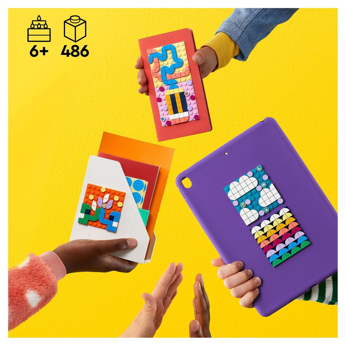 LEGO Dots 41957 Le Méga-lot de Décorations Adhésives, Loisir Créatif, Création Autocollant