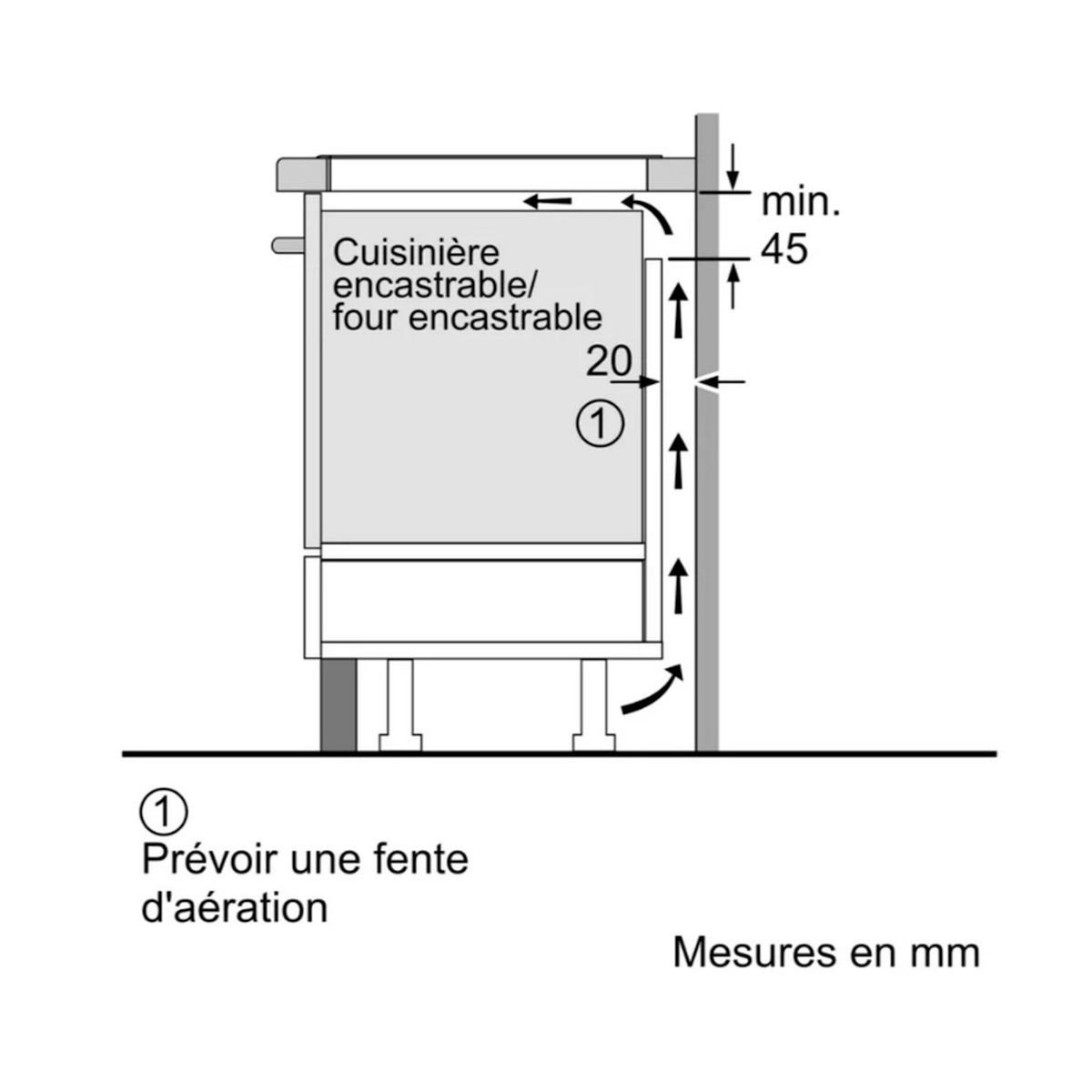 Neff Plaque de cuisson à induction 80cm 5 foyers 7400w - T58FHW1L0
