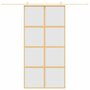 Voir la diapositive 3 : VIDAXL Porte coulissante dore 102,5x205 cm verre ESG depoli aluminium