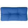 Voir la diapositive 2 : VIDAXL Coussin de palette bleu royal 70x40x12 cm tissu